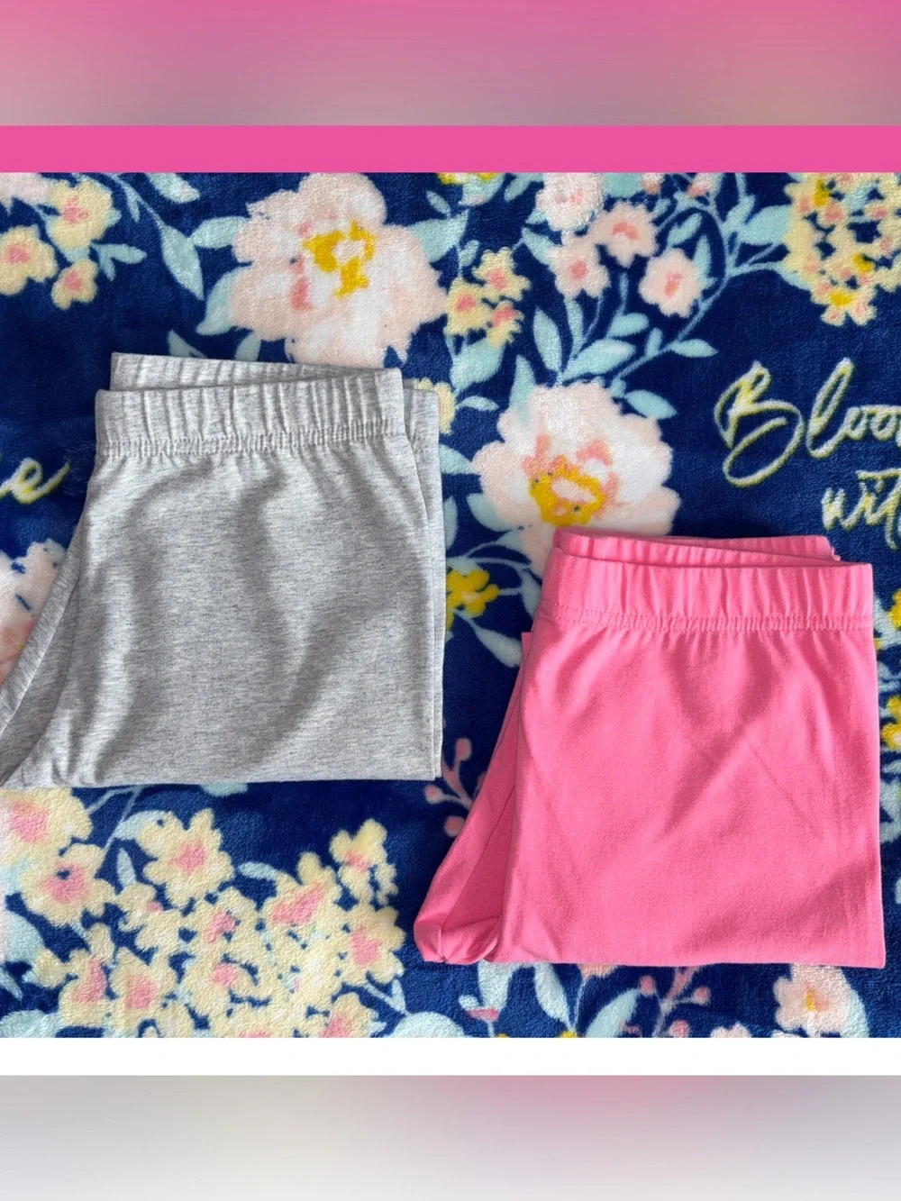 Carter's Girls Gray and Pink Leggings Set. NWOT * Size: 12